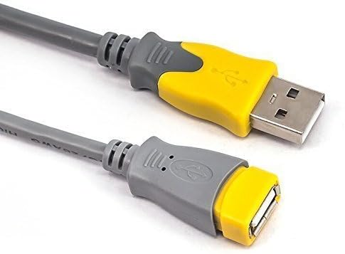USB 2.0 Extension Cable (4.9 Feet/1.5M) -USB A Male to A Female with Ni-plated contact