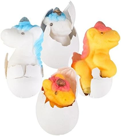 Wish Novelty Unicorn Hatching Egg Toy (3 PACK), Grows Six Times Size With Water,Children's Toy, great for group activity, birthday, or gift.
