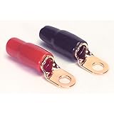 Parts Express Gold Ring Crimp Terminal 2 AWG 5/16