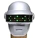 Daft Shining Punk Helmet Colorful LED Lights Robot Adult Full Head PVC Mask