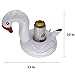 Miraclekoo Inflatable Pool Party Drink Holder Inflatable Cup Coasters ,White Swan (Set of 4)