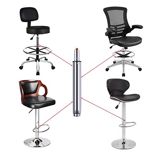 10" Long Stroke Adjustable Gas Lift Cylinder for Bar Stool Drafting Chair Replacement, Tall