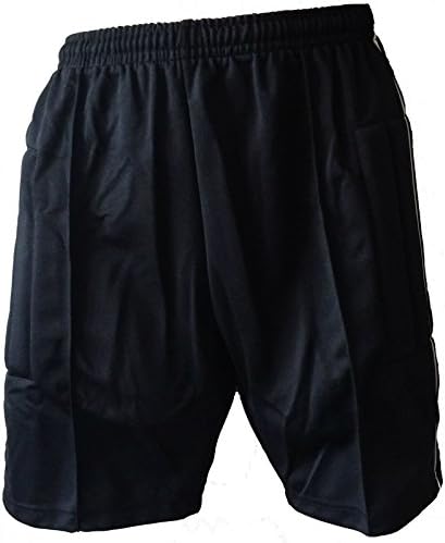 Soccer Goalkeeper Shorts Padded Black Goalie Large