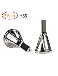 WREOW Herramienta externa de chamfer de alta velocidad, acero de alta velocidad, herramienta de broca para taladro de taladro para taladro de tamaño 8-32 pernos (.164) hasta 3 4 "(.750) 10 " 0.157 in 0.748 in