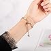For Fossil Gen 4 Q Venture HR Women Band, TRUMiRR 18mm Female Watchband Jewelry Cuff Floral Hollow Bracelet Rose Gold Stainless Steel Strap for Fossil Gen 3 Q Venture TicWatch C2 Rose Gold Smart Watch