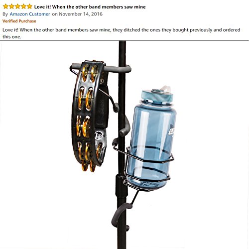 image for Mic Stand Large Drink Holder - Microphone & Cymbal Pole Mount for Nalg