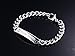BLOOD THINNER-8mm High Polished Surgical Steel Chain Medical Alert ID Bracelets for Men&Women,8