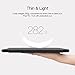 iVAPO iPad Pro 10.5 Case Pencil Holder Auto Sleep Wake Function Typing Viewing Tri-fold Stand PU Leather Smart Cover for iPad Pro 10.5 inch 2017 Black Denim Leather
