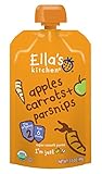 Ella's Kitchen Organic Stage 2, Apples Carrots + Parsnips, 3.5 Ounce