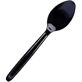 WNA Cutlerease Black Plastic Spoon Refill, Bulk Pack of 960 Spoons, For Use With Cutlerease Dispensing System, Polystyrene Disposable Cutlery, Made in the USA
