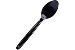 WNA Cutlerease Black Plastic Spoon Refill, Bulk Pack of 960 Spoons, For Use With Cutlerease Dispensing System, Polystyrene Disposable Cutlery, Made in the USA