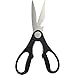 iCooker Kitchen Shears [Stainless Steel] Professional Multi-function Kitchen Scissors - Best Come Apart Poultry Scissors for Cutting - Soft Grip Handle [Black]