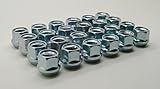AccuWheel LNA-12000Z6O Zinc Finish Open-End Bulge Acorn Wheel Lug Nuts (1/2