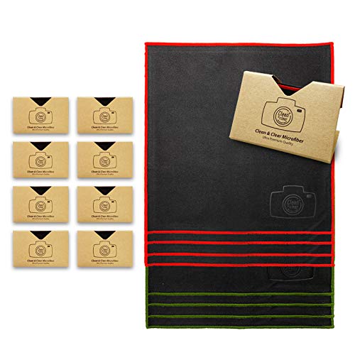 image for Clean & Clear Microfiber Extra Large [8 Pack] Ultra Premium Quality Le