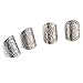 Misscat Bohemian Vintage Punk Ethnic Silver Rings for Women Joint Knuckle Ring Set 4pcs