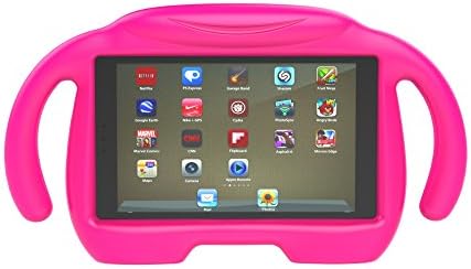 Baobeir New Style Fire HD 8 Case for Kids,Shockproof Kid-Proof Case with Handle Stand Cover for Amazon Fire HD 8 Tablet (6th Generation,2016 Release / 7th Generation,2017 Release) (Pink 0)