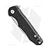 Kizer Cutlery Folding Pocket Knives Flipper Knife Drop Point Blade Black G10 Handles Tactical EDC Knife, Barbosa V3487A1