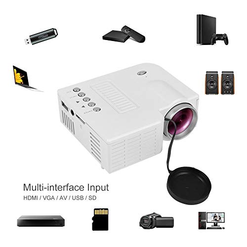 Bewinner-Proyector-porttil-HD-1080P-LED-Mini-proyector-de-cine-en-casa-con-cable-400-Lux-Compatible-con-HDMI-VGA-AV-USB-SD-y-enchufe-de-110-240V-UE-Blanco
