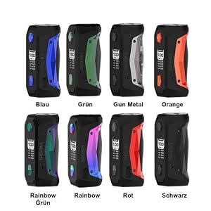 GeekVape Aegis Solo 100W Box Mod Akkuträger Farbe Rainbow