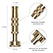 BEAULIFE 304 Stainless Steel Metal Garden Hose 50 Feet with Brass Garden Hose Nozzle Flexible, Portable & Lightweight Kink Free Garden Water Outdoor Hose