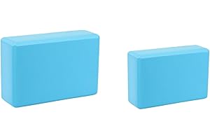 Kenhihi Yoga Block - Unsupported Latex Eva foam - Soft non slip surface with bevel for yoga, pilates, meditation - Yoga accessories for stability, balance and deep stretching