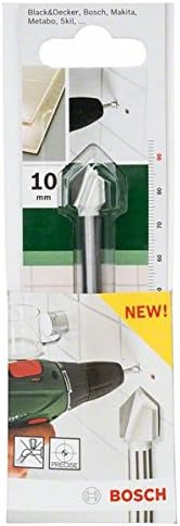 Bosch Accessories 2609255584 Tile Drill Bit for Soft and Medium Density Tiles, grey, 10 mm