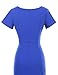 GownTown 1950s Vintage Dresses O-Neck Short-Sleeves Dresses Stretchy Dresses