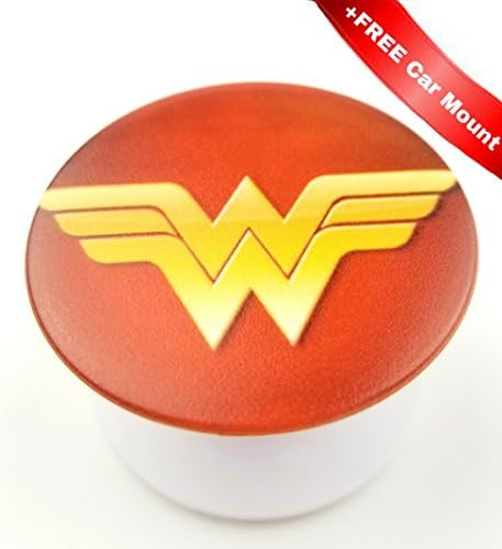 Pop Out Phone Holder Great Grip Socket by TXi (Wonder Woman #2)