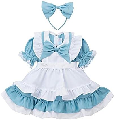 Amazon Co Jp エプロン付子供ドレス ハロウィン 女の子用 キッズフォーマル 衣装 キッズ 仮装 アリス コスプレ 結婚式 発表会 ドレス こども 水色 ワンピース 子供服 プリンセス 誕生日 テーマパーク 本格エプロンドレス ｌ ピンク 服 ファッション小物
