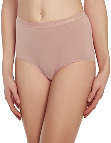 Women's Panty Briefs - 3 Pack Panties, Soft Cotton Underwear - By Comfort Within (50, Dirty Pink)