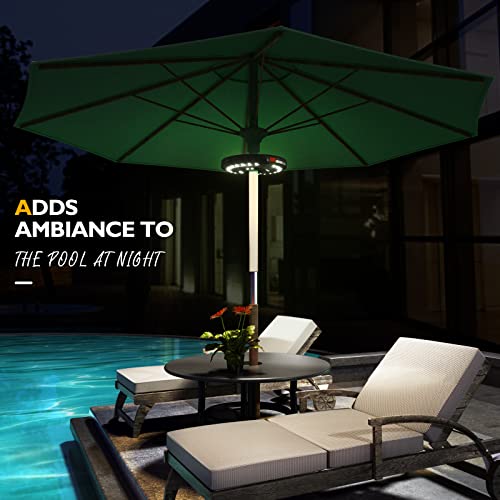Eletorot Patio Umbrella LightsRechargeable Outdoor Lights for Patio