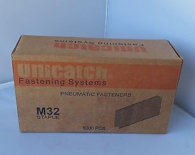 M15-1-1/4"Senco M Series Galvanized Staples 3/8" Crown 18 Gauge 5000/Box
