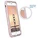 ULAK iPhone 6 Plus Case, iPhone 6S Plus Case, 3 in 1 Hybrid Case for iPhone 6/6S Plus 5.5 Inch Shockproof Hard Cover PC Soft Silicone Protective Cover, Rose Gold