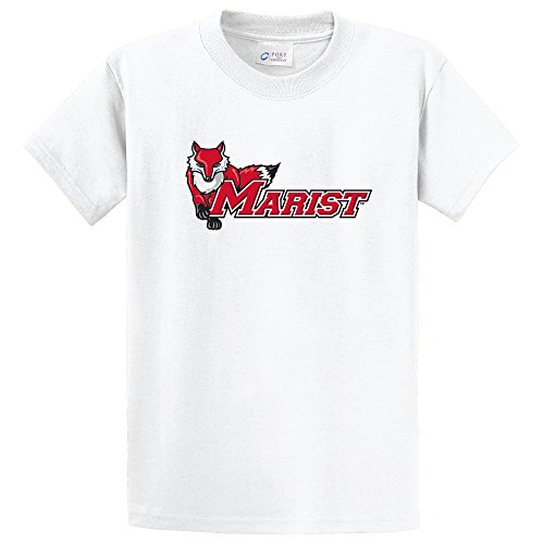 NCAA Marist Red Foxes Short Sleeve Tee, Medium, White