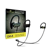GR-8 Bluetooth Headphones + BONUS Car Charger & Armband By Hematiter | Up to 8 Hours of Music Best Wireless Earbuds for Sports, Workouts & Running | IPX7 Waterproof Earphones with Premium Sound