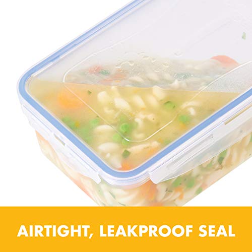 LOCK & LOCK Easy Essentials Food Storage lids/Airtight containers, BPA Free, Bread Box-21.1 Cup, Clear