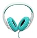 Connectland Stereo Wired Headphone & Microphone Lightweight 40mm Speaker Music Gaming Stylish Teal CL-AUD63035