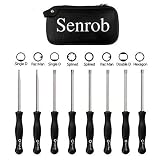 Senrob 8 Pcs Carburetor Adjustment Tool Kit, Tune-up Adjusting Tool for Common 2 Cycle Carburetor Engine (8 Screwdrivers with Case)