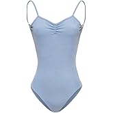 ROYAL SMEELA Women’s Camisole Dance Leotards with Adjustable Straps Ballet Costumes for Women Backless Ballet Dance Leotards