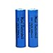 4Pcs 18650 2800mAh Li-ion Rechargeable Battery, Mini Butterball 3.7V Li-ion Batteries with Charger for Flashlight Headlamp