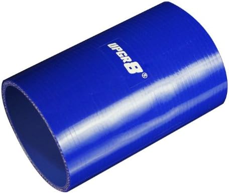 Upgr8 Universal 4-Ply High Performance Straight Coupler Silicone Hose 152MM Length (3.5"(89MM), Blue)