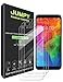[3-Pack] LG Q7/LG Q7 Plus Screen Protector, JUMPY 9H Hardness Premium Tempered Glass with Lifetime Replacement Warranty for LG Q7/LG Q7 Plus