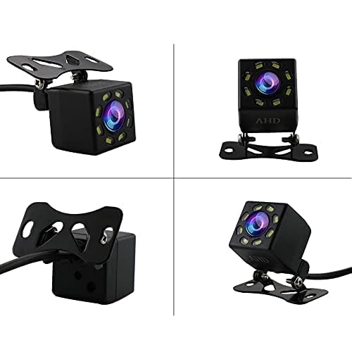 Car Reversing Camera 170 Degree Wide Angle Reversing Camera, IP68 Waterproof and Dustproof, Built-in LED Lights with High Brightness, Parking Camera, Night Vision Camera