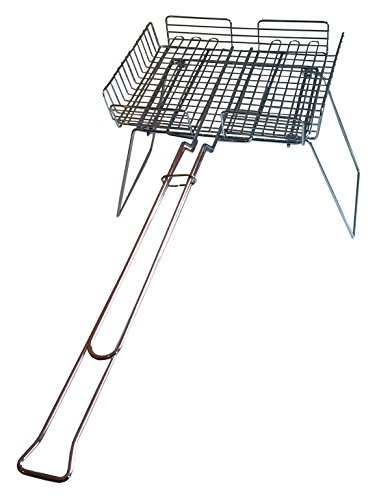 Rome Products 07-30855 Basket Broiler With Grilling Stand One Size Gray