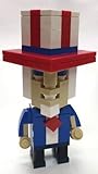 Constructibles® CubeVille Uncle Sam LEGO® Parts & Instructions Kit
