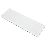 Lovdeco White Glass Subway Tile, White Glass for