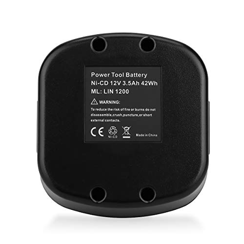 energup 2Pack 3500mAh NiCd Lincoln Replacement Battery for Lincoln 12V