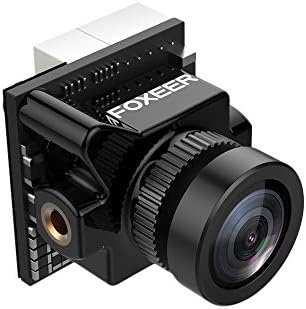 nidici Foxeer Predator Micro V3 FPV Camera 1.8mm Lens 1000TVL 16:9/4:3 PAL/NTSC switchable Super WDR OSD DC 5V-40V Wide Voltage 4ms Latency Remote Control for FPV Racing Quadcopter Drone(Black)