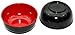 China Melamine Soup Bowls Set of 2-8 Inches, Red and Black for Ramen Noodles, Pho and Menudo, by Umami Tableware