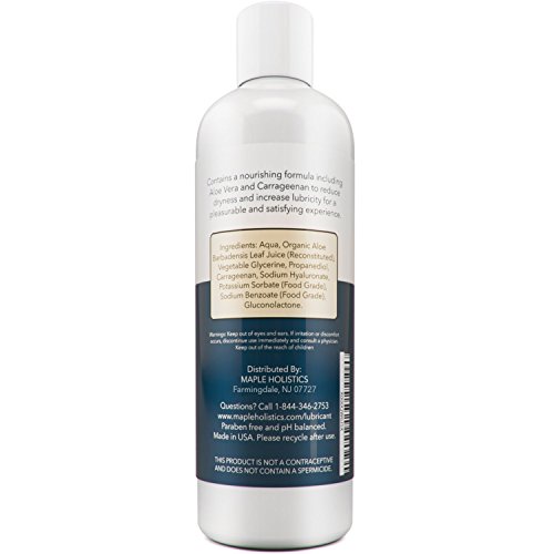 Natural Personal Lubricant for Sensitive Skin Water Based Moisturizer